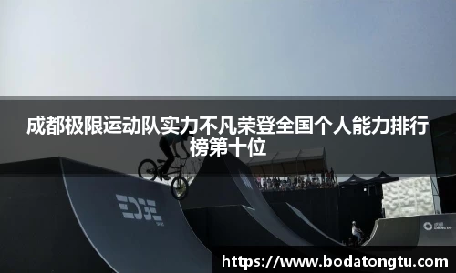 成都极限运动队实力不凡荣登全国个人能力排行榜第十位